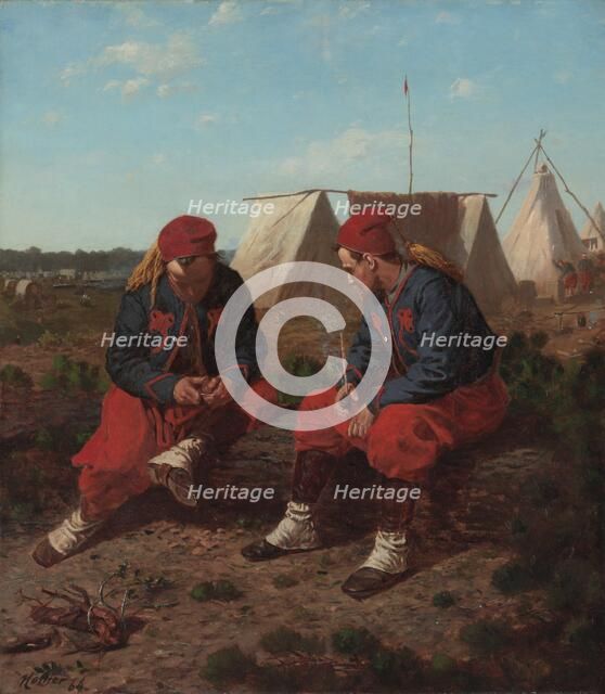 The Brierwood Pipe, 1864. Creator: Winslow Homer (American, 1836-1910).