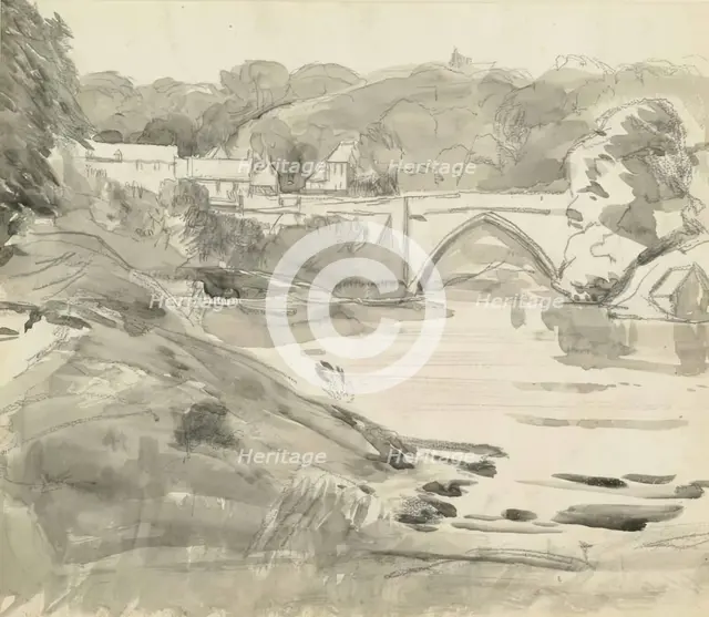 The Brig of Balgownie, Old Aberdeen, ex. 1924. Creator: William York Macgregor.
