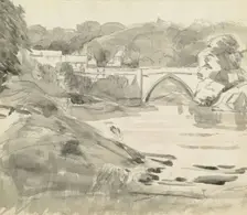 The Brig of Balgownie, Old Aberdeen, ex. 1924. Creator: William York Macgregor