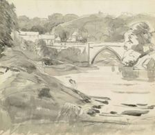 The Brig of Balgownie, Old Aberdeen, ex. 1924. Creator: William York Macgregor