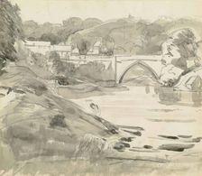 The Brig of Balgownie, Old Aberdeen, ex. 1924. Creator: William York Macgregor