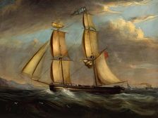 The Brig Manly 1834. Creator: John Phillip