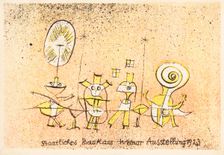 The Bright Side. Postcard for Bauhaus Exhibition Weimar, 1923. Creator: Klee, Paul (1879-1940)