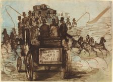 The Brighton Coach. Creator: Constantin Guys