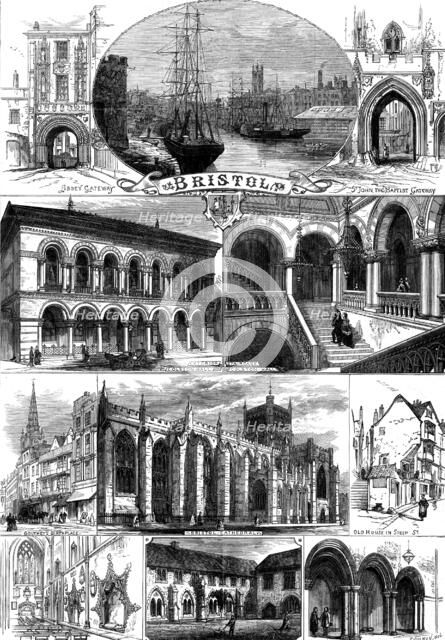 The Bristol Musical Festival: views in Bristol, 1873. Creator: Unknown.
