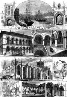 The Bristol Musical Festival: views in Bristol, 1873. Creator: Unknown