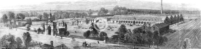 The Britannia Ironworks at Bedford, 1860. Creator: Unknown.