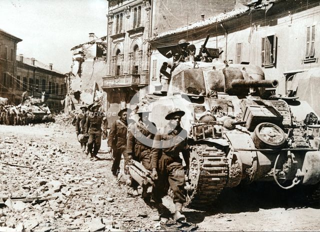 The British 8th Army in Italy, World War II, 1945. Creator: Unknown.