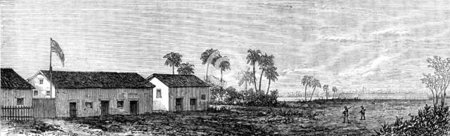 The British Consulate, Omoa, Honduras, 1873. Creator: Unknown.