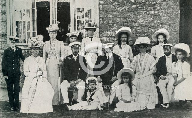 The British and Russian royal families, 1909, (1951). Creator: Arthur William Debenham.