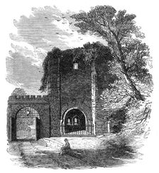 The British Archaeological Association at Exeter - Rougemont Castle: interior of gateway..., 1861. Creator: Unknown