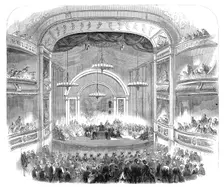 The British Association at Bath: Sir Charles Lyell delivering the presidential address..., 1864. Creator: Unknown