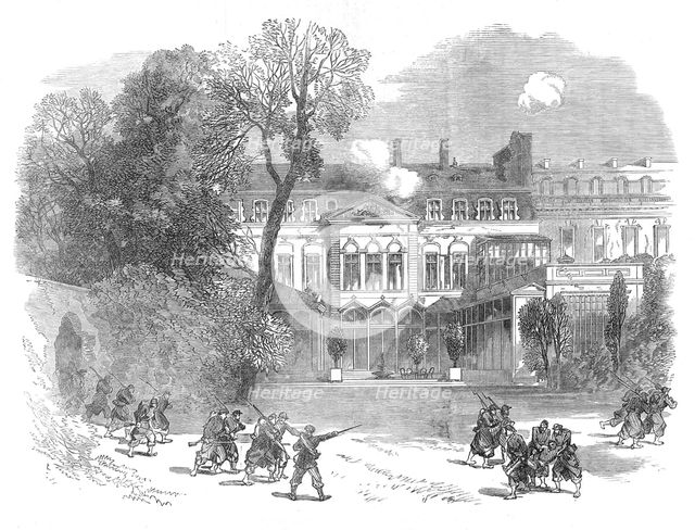 The British Embassy at Paris on the 23rd of May, 1871. Creator: Unknown.