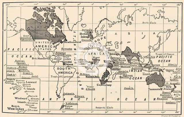 'The British Empire, 1897. Artist: Unknown.