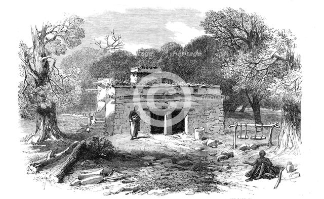 The British Expedition to Abyssinia: front view of the Church of Miriam, at Focada, 1868. Creator: Unknown.