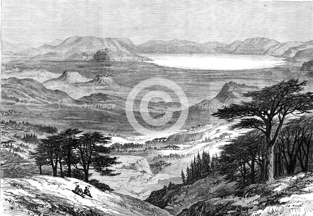 The British Expedition to Abyssinia: Lake Ashangi from the Antalo Road, 1868. Creator: Unknown.