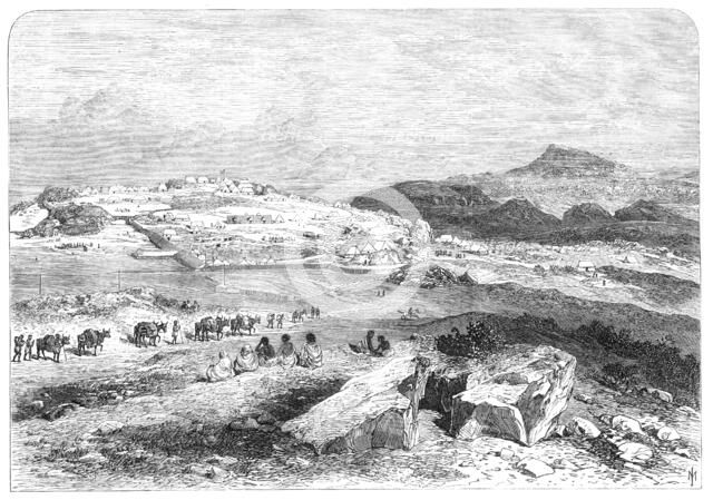 The British Expedition to Abyssinia: the intrenched position of Adigerat, 1868. Creator: Unknown.