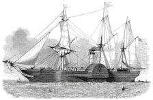 The British Mail Steam-Ship "Asia", 1850. Creator: Smyth
