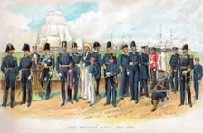 The British Navy, 1837-1897 (early 20th century).Artist: TS Crowther