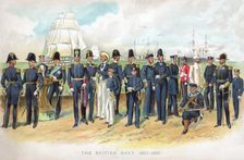 The British Navy, 1837-1897 (early 20th century).Artist: TS Crowther