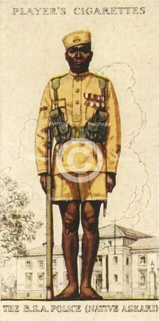 'The British South Africa Police (Native Askari)', 1936. Creator: Unknown.