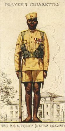 The British South Africa Police (Native Askari) 1936. Creator: Unknown