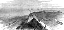 The British Squadron off the Great Wall of China, 1881. Creator: Unknown