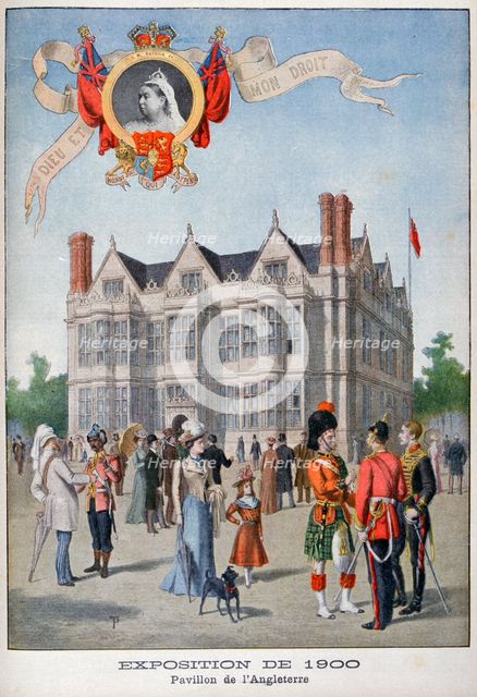 The British pavilion at the Universal Exhibition of 1900, Paris, 1900. Artist: Unknown