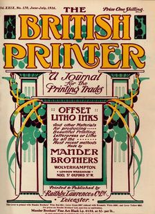 The British Printer - advert 1916
