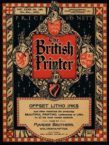 The British Printer cover 1919. Artist: William E Swain