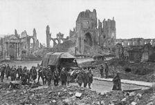 The British Push Into Flanders; After the combat of the Menin road..., 1917. Creator: Unknown