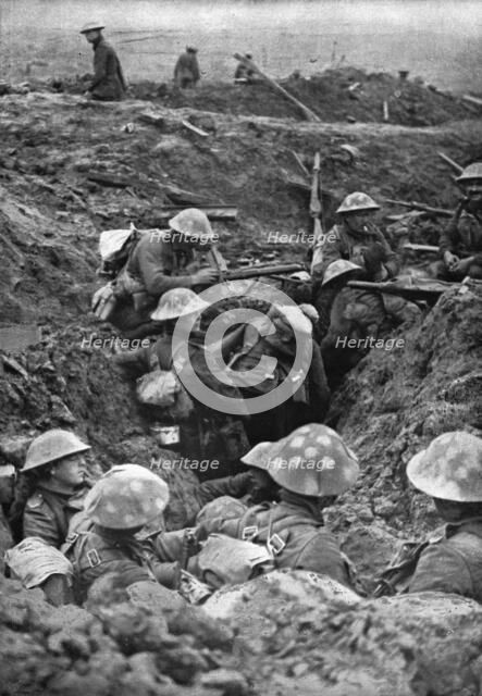 The British Push Into Flanders; Along the road from Ypres to Menin..., 1917. Creator: Unknown.