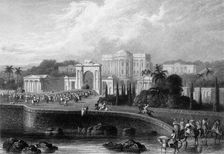 The British Residency at Hyderabad 1835. Creator: Robert Melville Grindlay