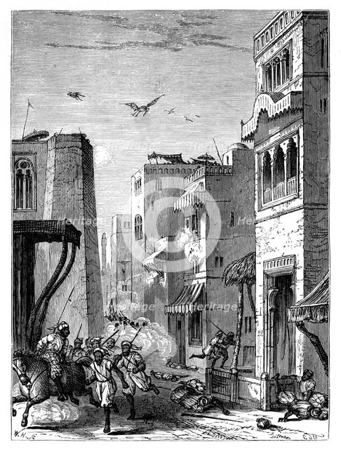 'The British Troops Entering Multan', 19th century. Artist: Unknown