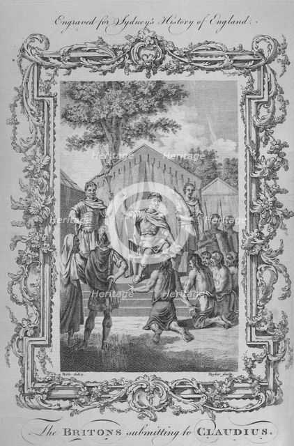 'The Britons submitting to Claudius', 1773.  Creator: James Taylor.