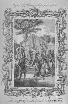 The Britons submitting to Claudius 1773. Creator: James Taylor