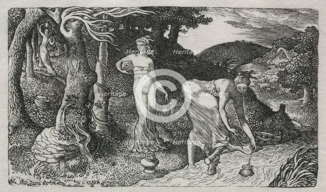 The Brook, 1829. Creator: Edward Calvert (British, 1799-1883).