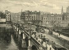 The Broomielaw Bridge, Glasgow 1898. Creator: Unknown