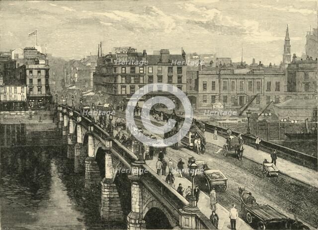 'The Broomielaw Bridge, Glasgow', 1898. Creator: Unknown.