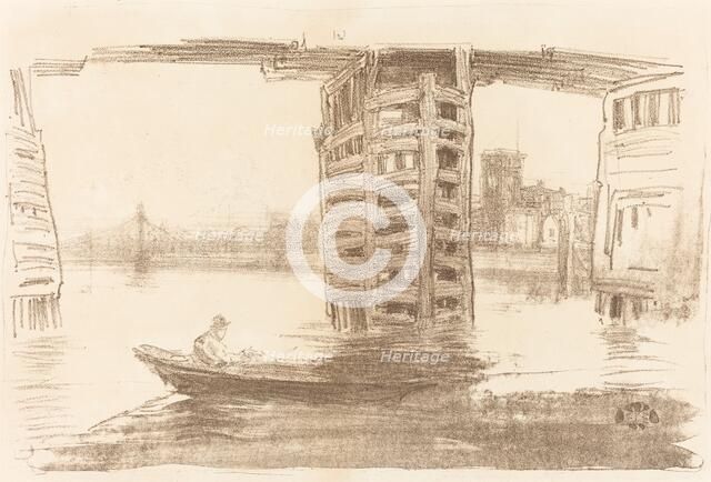 The Broad Bridge, 1878. Creator: James Abbott McNeill Whistler.
