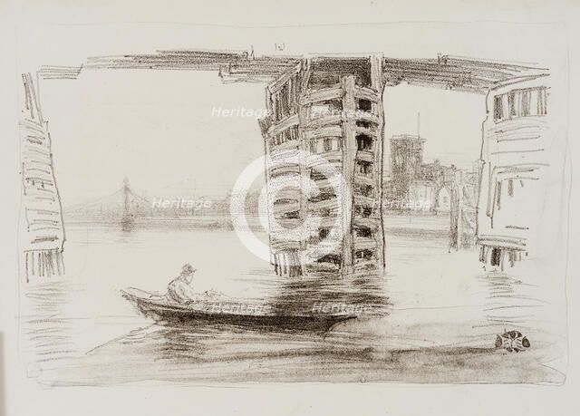 The Broad Bridge, 1878. Creator: James Abbott McNeill Whistler.