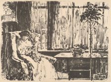 The Broad Curtain, 1918. Creator: Frederick Childe Hassam