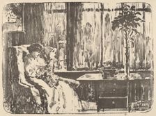 The Broad Curtain, 1918. Creator: Frederick Childe Hassam
