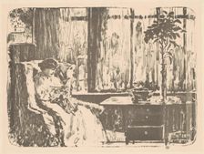 The Broad Curtain, 1918. Creator: Frederick Childe Hassam