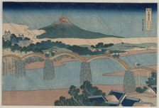 The Brocade Bridge in Suo Province..., early 1830s. Creator: Katsushika Hokusai (Japanese, 1760-1849)