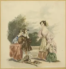 The Broken Toy, 1800/60. Creator: Alfred Chalon