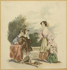 The Broken Toy, 1800/60. Creator: Alfred Chalon