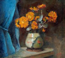 The broken vase, 1929. Creator: Alfred Henry O'Keeffe