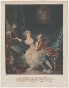 The Broken Fan, 1787-93. Creator: Louis Marin Bonnet