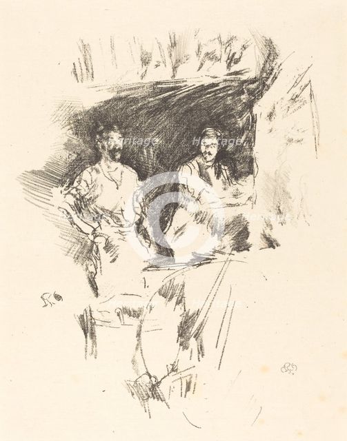 The Brothers, 1895/1896. Creator: James Abbott McNeill Whistler.